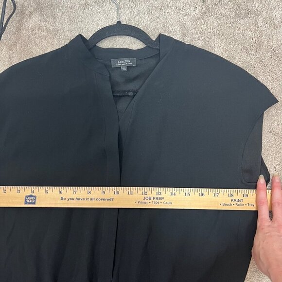 Aritzia Babaton Donnie Jumpsuit Size Medium Black Drawstring Pockets Sleeveless - Picture 8 of 12